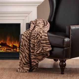 Madison Park Chapman Long Fur Zebra Throw (Brown and beige zebraFace materials 100 percent poly brushed long fur (300 gsm)Back materials 100 percent poly micro fur (200 gsm)Care instructions Machine washDimensions 50 inches wide x 60 inches longThe di