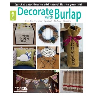 Leisure Arts decorate With Burlap