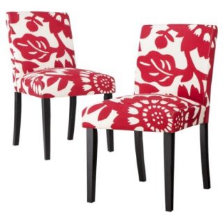 Skyline Dining Chair Uptown Dining Chair Set of 2   Gerber Red Brown (Cherry)