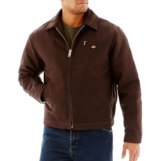 Dickies Mid Weight Blanket Lined Duck Jacket Big and Tall, Brown, Mens