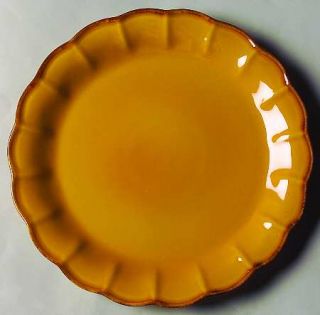 Casafina Autumn Waves Honey (Yellow) Salad Plate, Fine China Dinnerware   Casa S