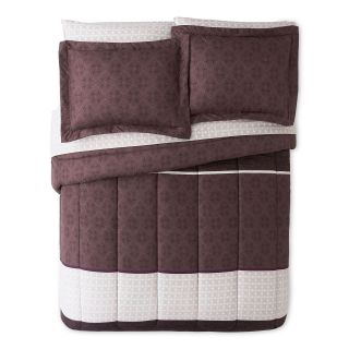 Hadley 7 pc. Complete Bedding Set with Sheets, Purple