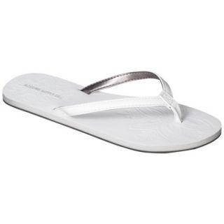 Womens Mossimo Supply Co. Lissie Flip Flop   White 5 6