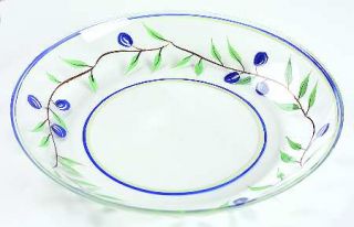 Wedgwood Tuscany Collection Glassware Salad Plate, Fine China Dinnerware   Blue/