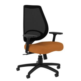 Compel Office Furniture Moda Mesh Task Chair with Arms CTM3130BAB chalk Seat 