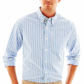 STAFFORD PREP Campbell Striped Shirt, Blue, Mens