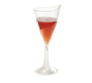 Rosseto Serving Solutions 5 1/2 oz Liteware Wine Glass   Polystyrene, Clear