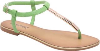 Womens L & C Rincon 03   Sea Green Thong Sandals