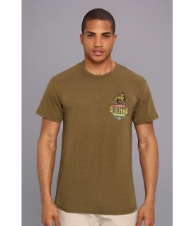 Obey Champion Lion Triblend Tee Mens Short Sleeve Pullover (Olive)
