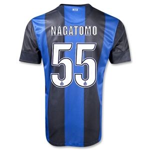 Nike Inter Milan 12/13 NAGATOMO Home Soccer Jersey