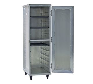 New Age Mobile Full Height Transport Cabinet w/ (12)18x26 in Pan Capacity, Aluminum