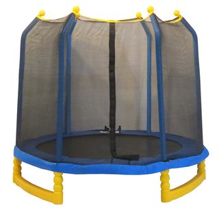 Upper Bounce 7 Indoor/outdoor Classic Trampoline   Enclosure Set