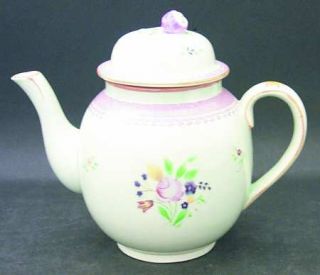 Adams China Lowestoft (Older Backstamp) Teapot & Lid, Fine China Dinnerware   Ol