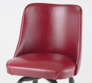 Royal Industries Replacement Bucket Bar Stool Seat, Crimson
