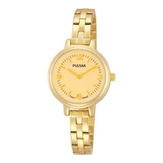 Pulsar Womens Gold Tone Classic Bracelet Watch