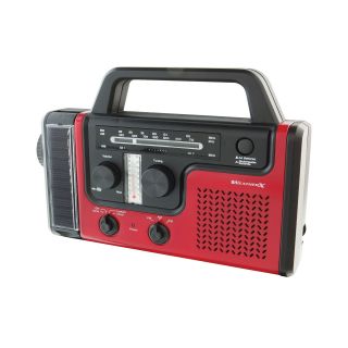 WeatherX AM/FM/Weatherband Radio, Red