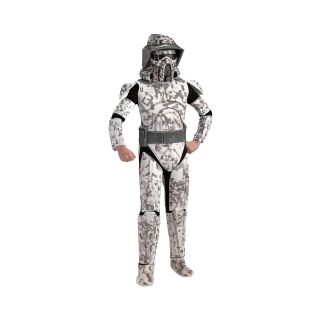 Star Wars Clone Wars Deluxe Arf Trooper Child Costume, White/Gray, Boys