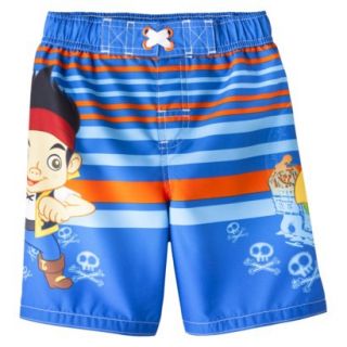Jake and the Neverland Pirates Toddler Boys Swim Trunk   Blue 2T