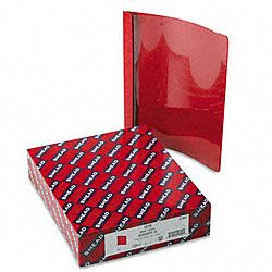 Smead Clear Front Report Cover With Red Back Cover (25 Per Box)