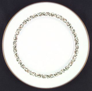 Franconia   Krautheim Camelot Dinner Plate, Fine China Dinnerware   Gold Trim, R