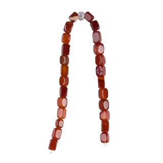 Dcwv Bead Strand 12 inch Stone Rectangle Red Bead Set (RedDimensions 12 inches longQuantity One (1) strandAll weights and measurements are approximate and may vary slightly from the listed information. )