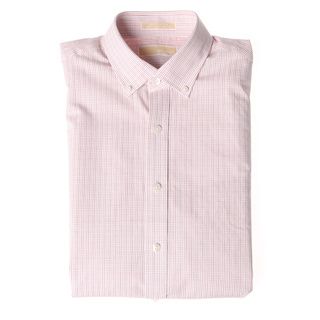 Michael Kors Mens Poppy Checkered Dress Shirt (size 15.5  32 33)