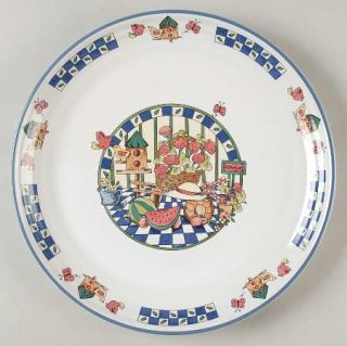 International Sunshine Garden Dinner Plate, Fine China Dinnerware   Birds, Fruit