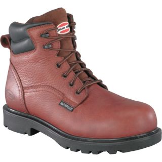 Iron Age Waterproof Composite Toe Hauler Boot   Brown, Size 6 1/2 Wide, Model