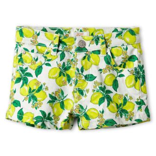 JOE FRESH Joe Fresh Print Shorts   Girls 1t 5t, Yellow, Yellow