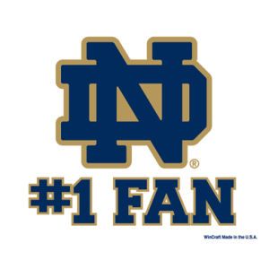 Notre Dame Fighting Irish Wincraft 3x4 Ultra Decal