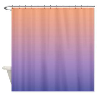  Peach and Blue Shower Curtain  Use code FREECART at Checkout