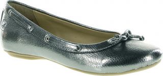 Girls Sperry Top Sider Marina   Pewter Smooth Casual Shoes