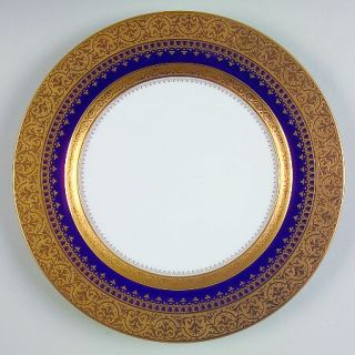 Faberge Imperial Heritage Cobalt Blue Dinner Plate, Fine China Dinnerware   Coba