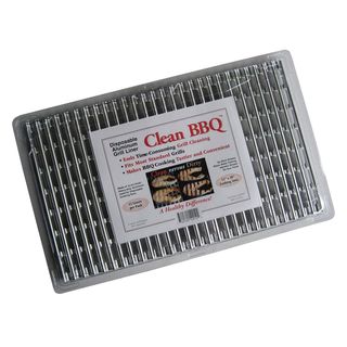 Clean Bbq Disposable Aluminum Grill Liner   Set Of 12