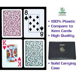 Copag Green/ Burgundy Playing Cards (two Deck)