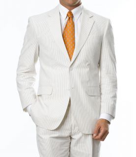 Stays Cool 2 Button Seersucker Suit with Plain Front Trousers JoS. A. Bank