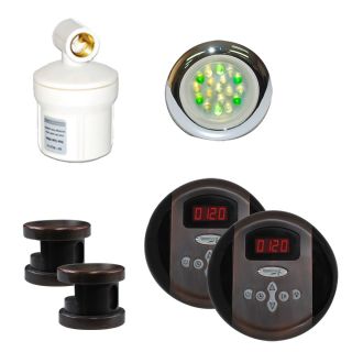 SteamSpa RYPKOB2 Royal Control Kit in Oil Rubbed Bronze with Two Steamheads