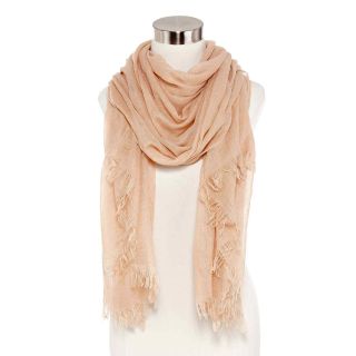 Solid Scarf, Beige Pebble Bch, Womens