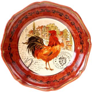 Tuscan Rooster Serving Bowl