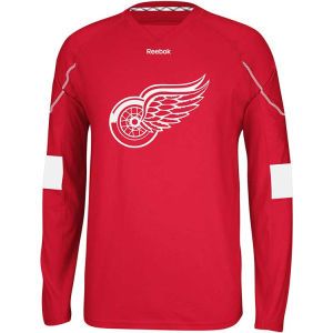 Detroit Red Wings Reebok NHL Edge Long Sleeve Jersey T Shirt