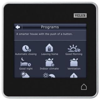 Velux KLR 200 US Skylight Integra Control Pad w/Touch Screen for Solar Powered amp; Electric Skylights amp; Blinds