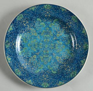 222 Fifth (PTS) Eva Opulent Blue Appetizer Plate, Fine China Dinnerware   Blue,T