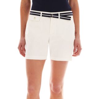 Dockers Soft Shorts, White, Womens