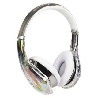 Monster Diamond Tears On Ear Headphones   Clear (MHJYPDTONCTWW)