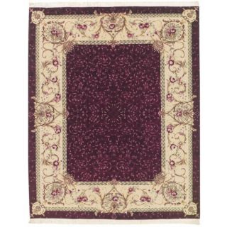 Nourison Hand knotted Red Legacy Rug (86 X 116)