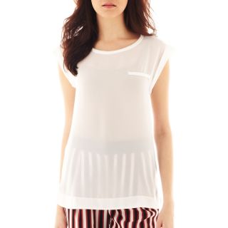 Mng By Mango Pocket Blouse, White