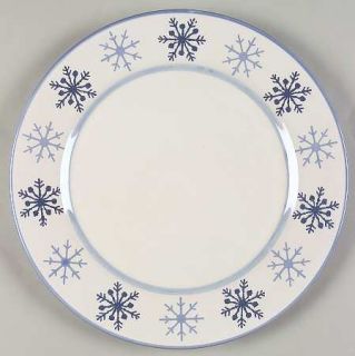 St Nicholas Square Winter Frost Dinner Plate, Fine China Dinnerware   Snowflakes
