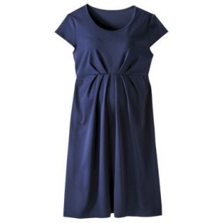 Liz Lange for Target Maternity Cap Sleeve Ponte Dress   Blue XL