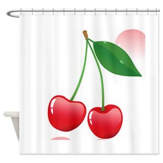  Cherry Shower Curtain  Use code FREECART at Checkout