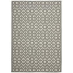 Poolside Anthracite/beige Indoor/outdoor Area Rug (27 X 5)